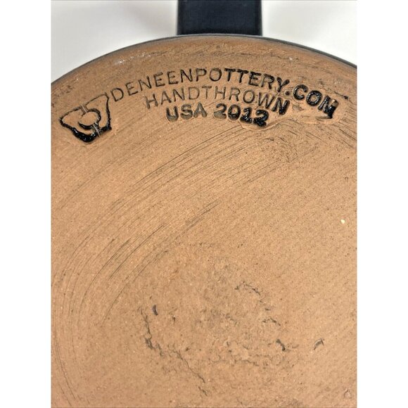 Deneen Pottery Nait @ 50 Black Coffee Mug Handthrown 2012 USA - Picture 10 of 12